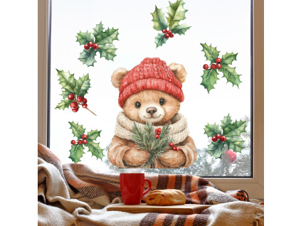 Medvídek s větvičkami