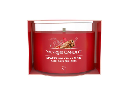 YANKYANKEE CANDLE VOTIVNÍ SVÍČKA PLNĚNÁ VE SKLE SPARKLING CINNAMONEE CANDLE VOTIVNÍ SVÍČKA PLNĚNÁ VE SKLE SPARKLING CINNAMON