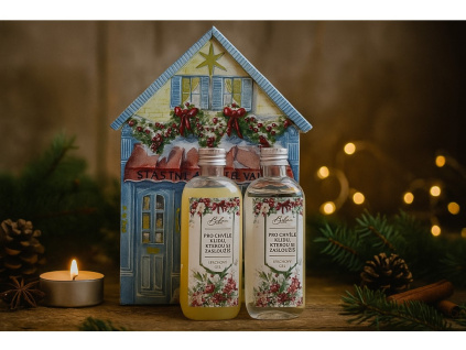 Kosmetická sada Domek šťastné a veselé – 2x sprchový gel 100 ml