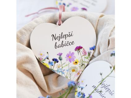 srdce Nejlepší babičce