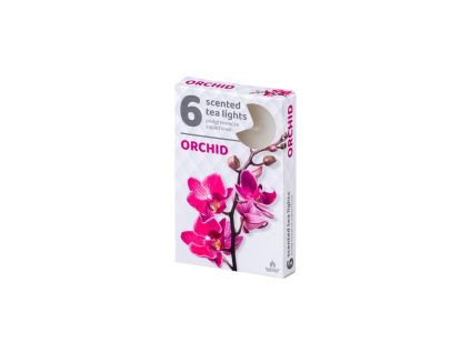 Čajové 6ks Orchid vonné svíčky