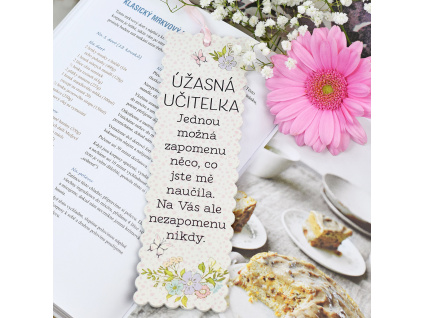 Záložka do knížky - Úžasná učitelka