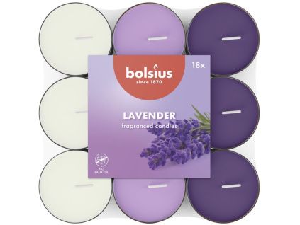 Bolsius Čajové 18ks Lavender