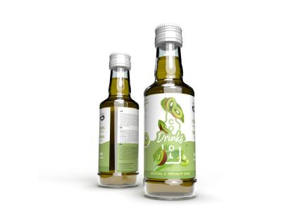 Matcha s příchutí Kiwi - Cold Brew Green Tea 200 ml