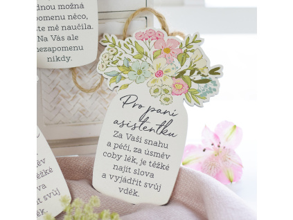 Dárková vázička - Pro paní asistentku
