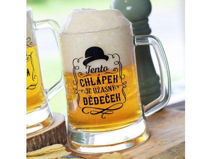 Pivní džbánek pro dědečka - Úžasný dědeček