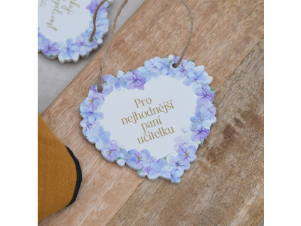Srdce hortenzie - Pro nejhodnější paní učitelku