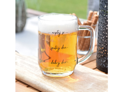 Pivní půllitr - Dobrý den