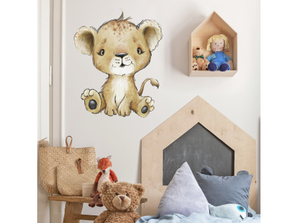 Samolepka na zeď - Lvíče