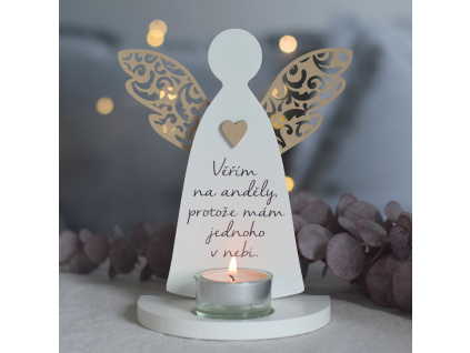 Anděl s ornamenty - Věřím na anděly