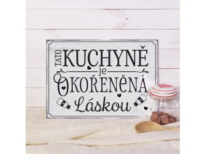 Cedulka - Kuchyně okořeněná láskou