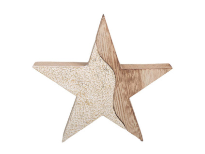 Det Gamle Apotek - Dřevěná hvězda na postavení