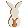 Dekorativní stojící zajíci 12x20x2 cm, sada 2 ks