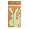 Dekorativní papírový zajíc - 11x20x11 cm