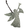 Kovový anděl k zavěšení  16x20 cm