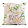Povlak na polštář květy 45x45 cm (Varianta Povlak na polštář květy 45x45 cm BÍLÁ BARVA)