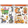 Okenní fólie Halloween s glitrem 29 x 41 cm (Varianta Okenní fólie Halloween s glitrem 29 x 41 cm B)