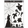 Okenní fólie strašidelný Halloween 35 x 50 cm (Varianta Okenní fólie strašidelný Halloween 35 x 50 cm D Varianta)