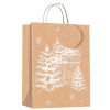 Taška kraftová vánoční L 26 x 32 x 12 cm (Varianta Taška kraftová vánoční L 26 x 32 x 12 cm A Varianta)
