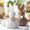 Velikonoční králík z textilu, 20 cm (Varianta Velikonoční králík z textilu, 20 cm B Varianta)