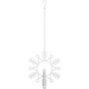 Bílá sněhová vločka LED