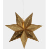 Papírová hvězda - 45cm - zlatá