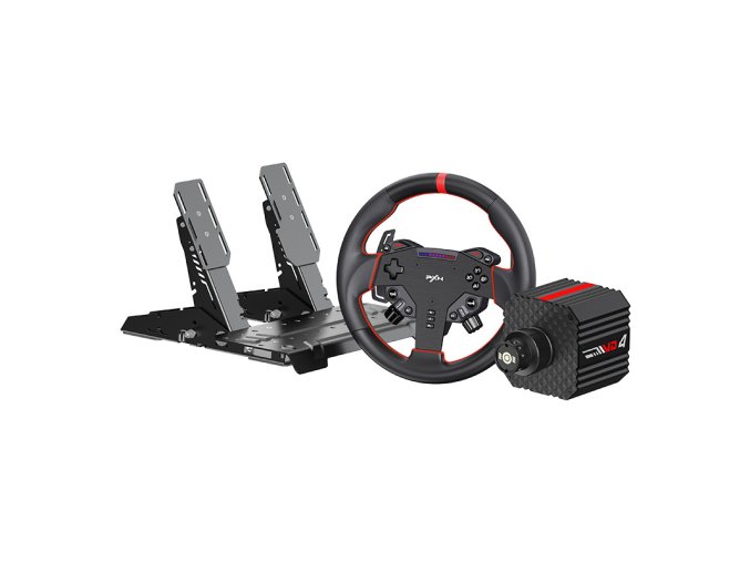 Zestaw gamingowy PXN VD4 Bundle F – baza VD4 + kierownica WAS + pedały
