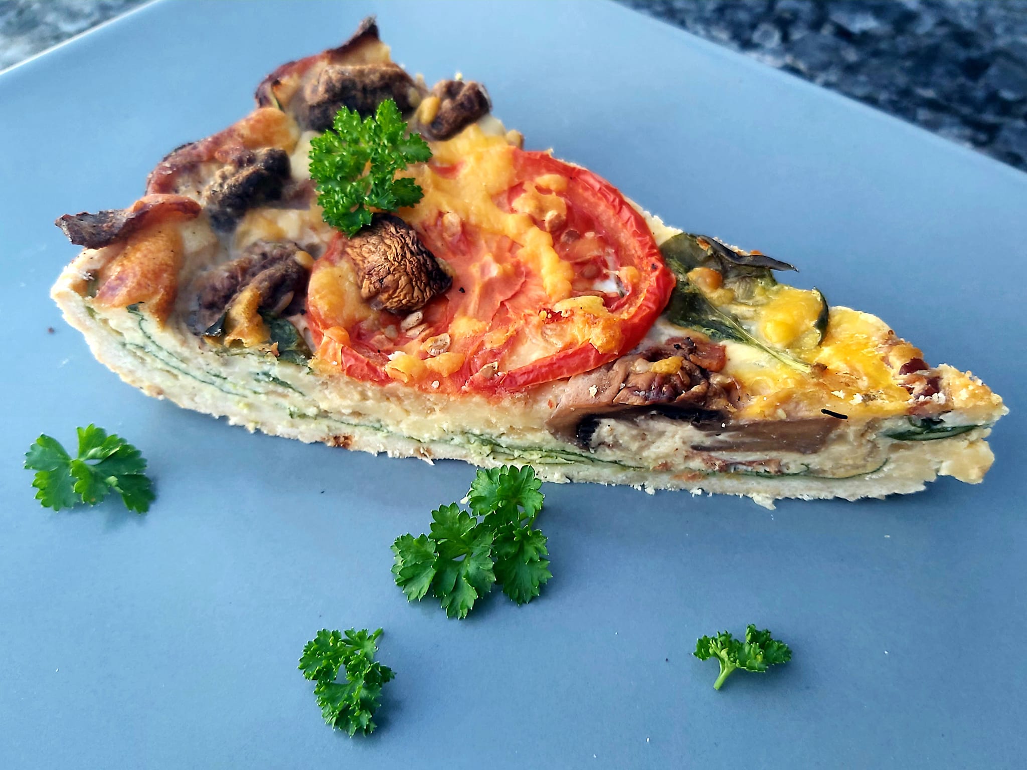 Luxusný "Quiche" na grile