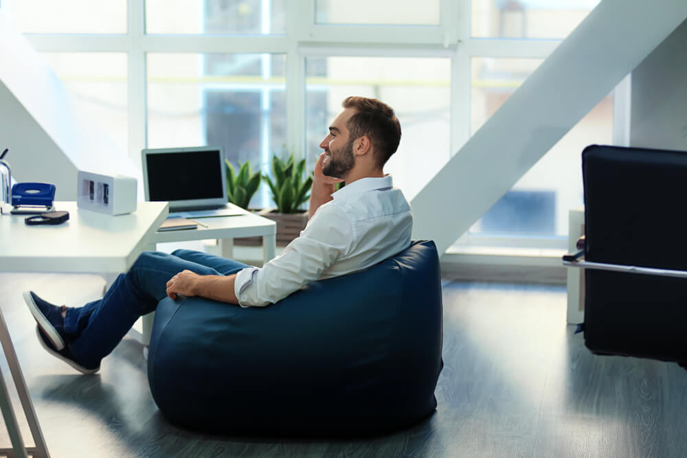 Sedací vak je dobrou voľbou do práce i domácnosti