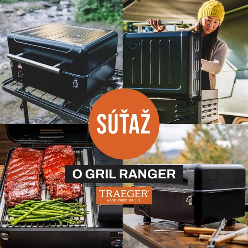 Súťaž o prenosný peletový gril Traeger Ranger