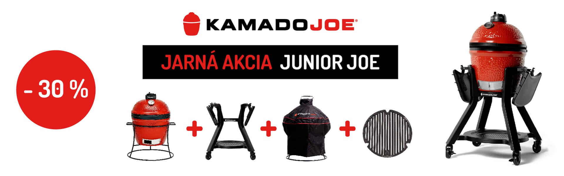 Akciovy set grilu Kamado Joe Junior s prislusenstvom