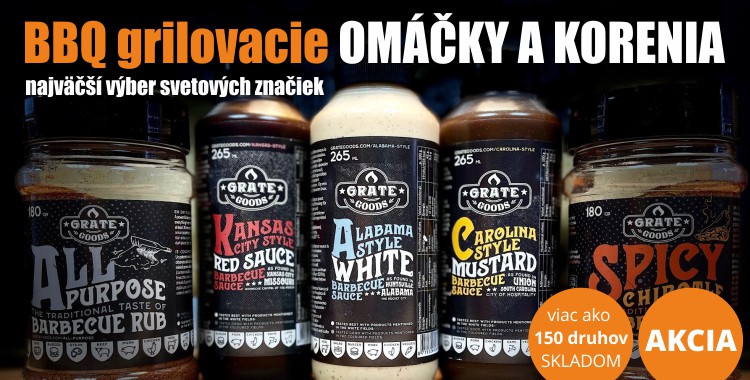 BBQ omáčky a korenia