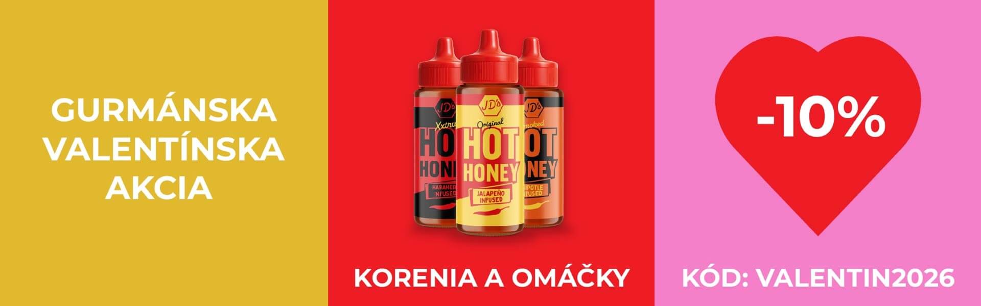 Korenia a omáčky - Valentínska akcia