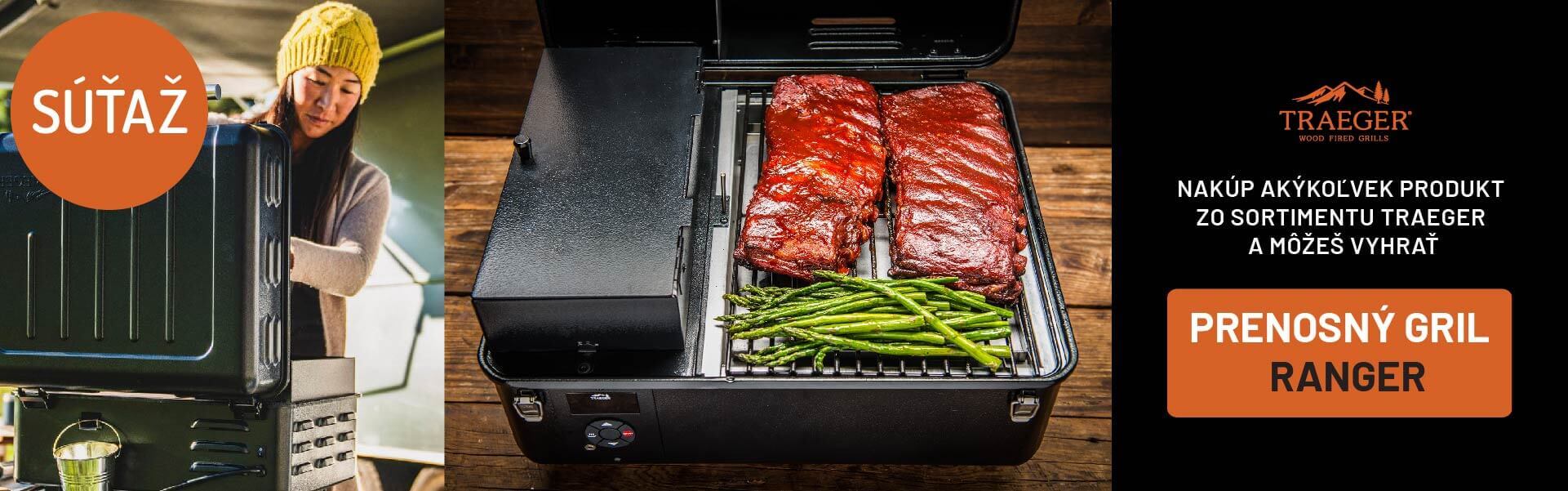 Prenosny peletovy gril Traeger Ranger