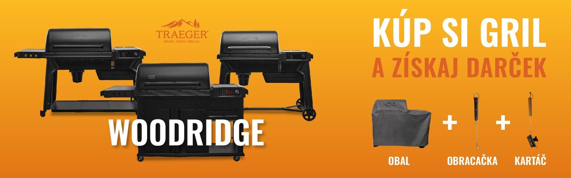 Grily Traeger Woodridge plus príslušenstvo