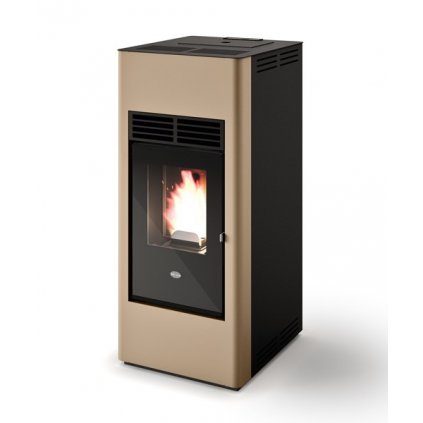 KARINA 8 kachle na pelety Eva Calor (Farba Béžová, Výkon 9,5 kW, Model Air)