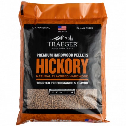 traeger new hickory pellets studio front