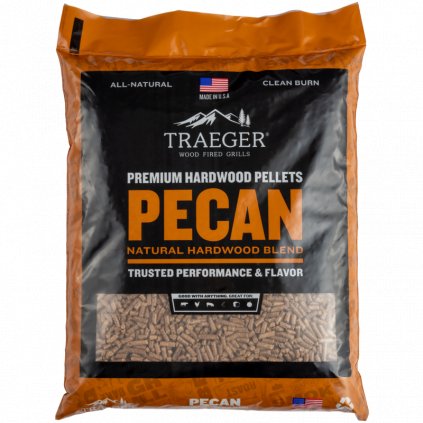 traeger new pecan pellets studio front