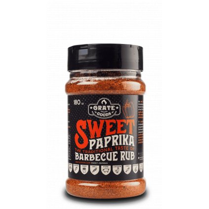 SWEET PAPRIKA BBQ korenie 180 g Grate Goods