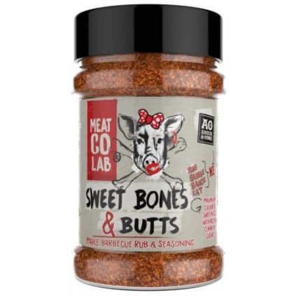 SWEET BONES & BUTTS BBQ korenie 200 g Angus & Oink grilovacie korenie