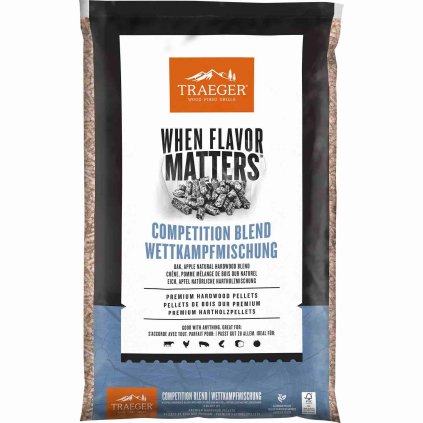 traeger EU Competition Blend Pellets studio front