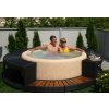 Softub 220 Almond Poly rattan surround 2