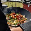 cast iron wok