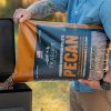 traeger new pecan pellets pour