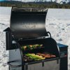 traeger pro 575 winter food close up