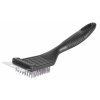 Čistiacia škrabka s kartáčom krátka na gril 20,5 cm