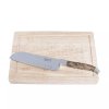 Nôž Santoku 17 cm s drevenou doskou na krájanie Luxury STYLE DE VIE