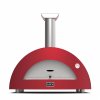 3 pizze pec na drevo alfa forni cervena