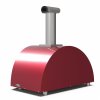 3 pizze pec na drevo alfa forni cervena z boku 3