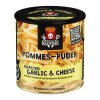 pommes puder roasted garlic cheese front cover